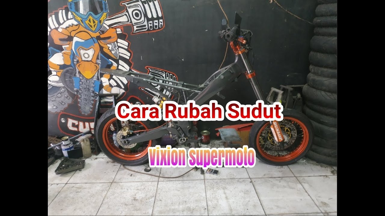 Cara Memotong Komstir Vixion Supermoto(rubah sudut)