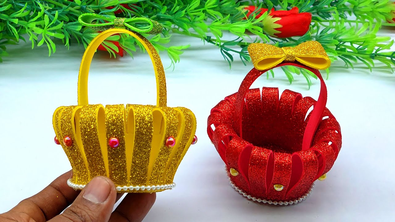 Подарочная корзина ко Дню святого Валентина своими руками 🎁 | Романтические идеи подарков ручной ...