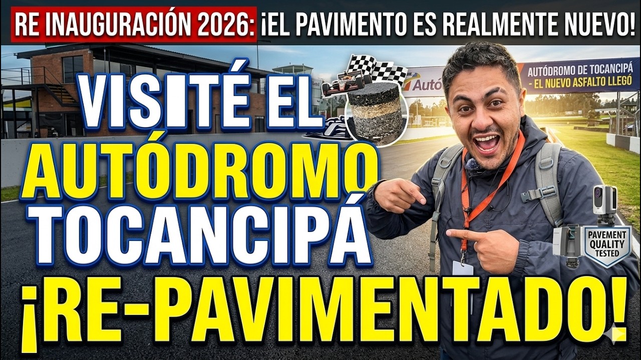 Estuve en la reinauguración del Autódromo de Tocancipá 🏁🔥 | Así quedó la nueva pista