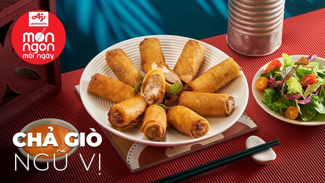 Đơn giản độc đáo CHẢ GIÒ NGŨ VỊ siêu cuốn | MÓN NGON MỖI NGÀY