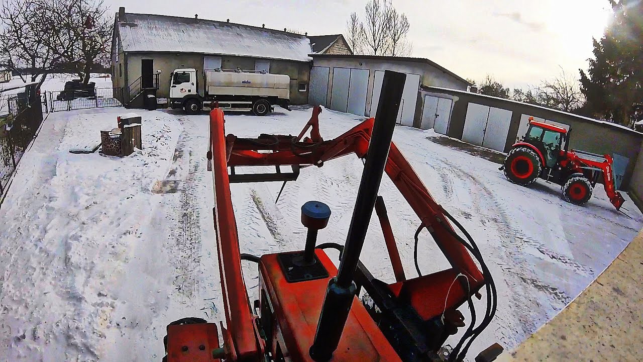 ||Wożenie słomy i sianokiszonki 2k21|| Część sobotnich obowiązków||W pewną zimową sobotę ||Case96||