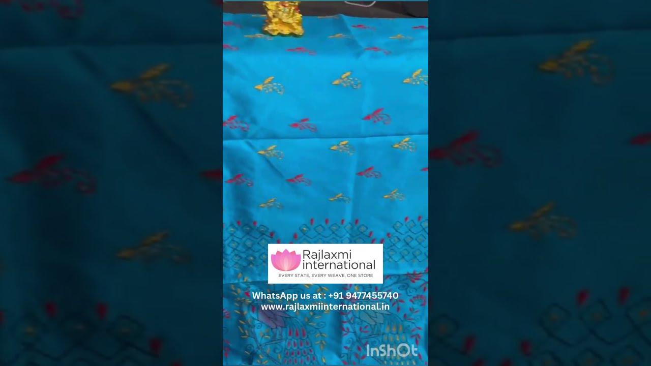 Asam Silk Kantha Stitch Saree – A Tale of Tradition | Rajlaxmi International