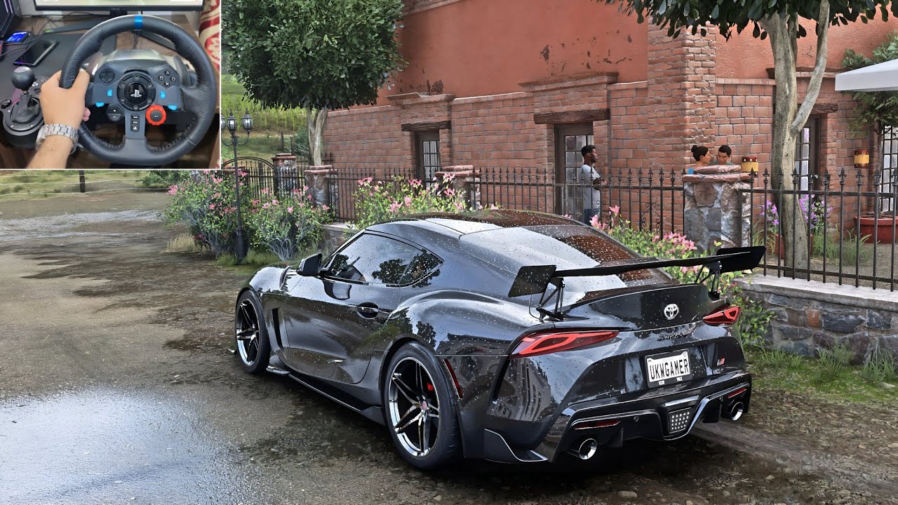 Toyota GR Supra - Forza Horizon 5 | Logitech g29 Steering Wheel 