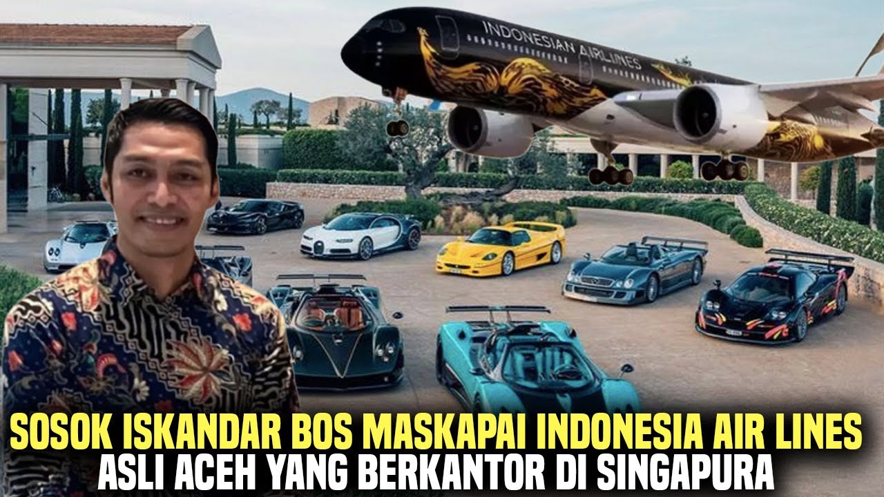 TINGGALKAN INDONESIA! Sosok Iskandar CEO Indonesia Airlines Asal Aceh yang Berkantor di Singapura