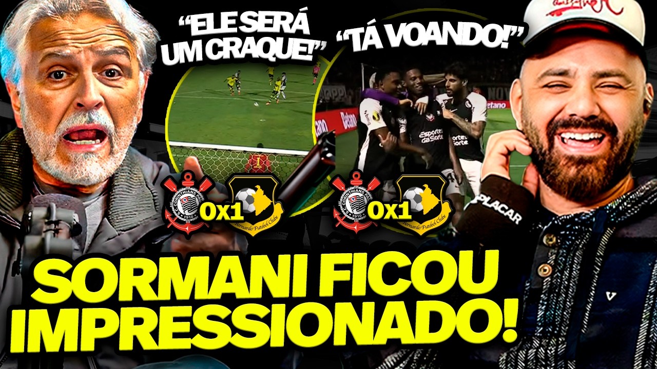 CORINTHIANS ESTÁ CLASSIFICADO E MÍDIA ESPORTIVA FICOU ENCANTADA! SORMANI CRAVOU TIMÃO VOANDO