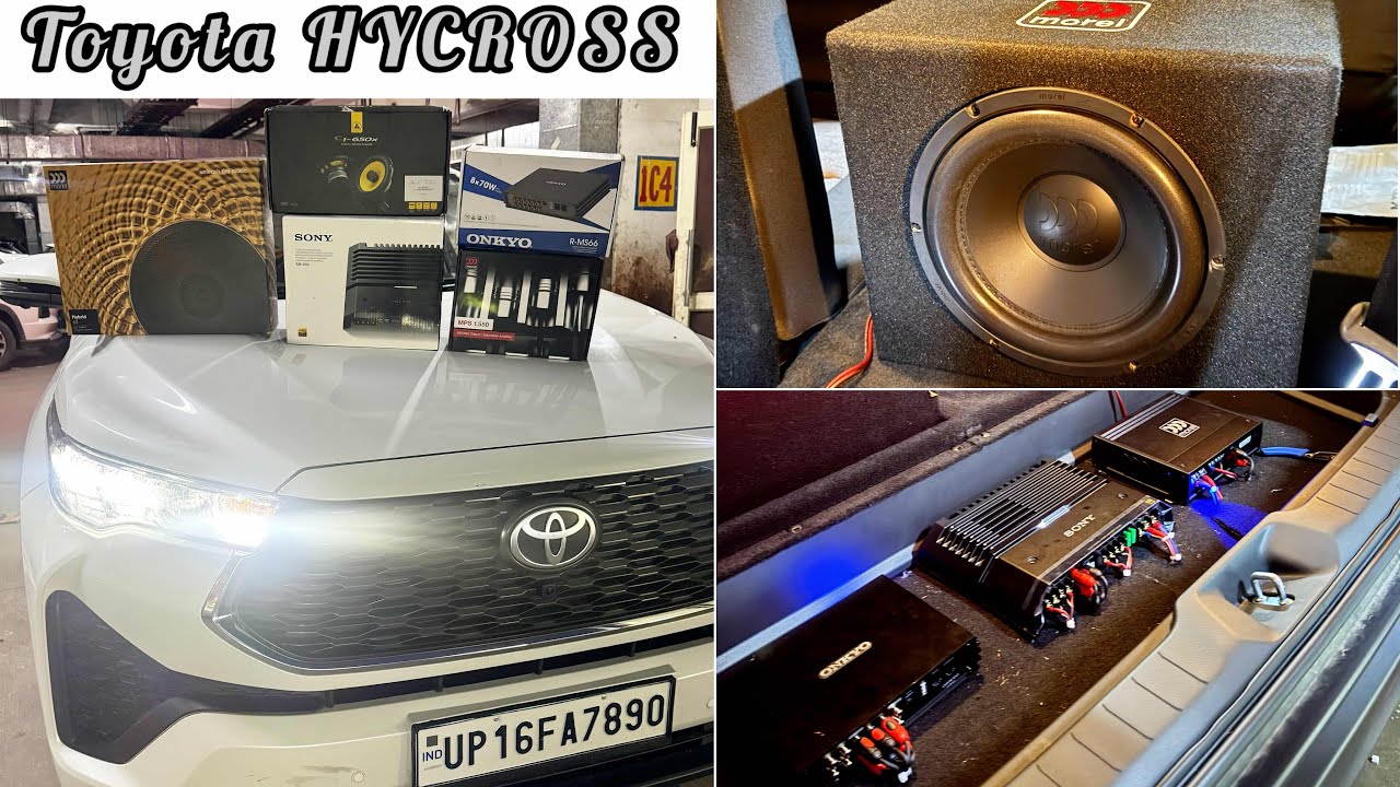 MOREL HYBRID 63 in Action 🤩 3-Way Components | MOREL KINETIC 10” Subwoofer इंस्टॉल in Toyota Hycross
