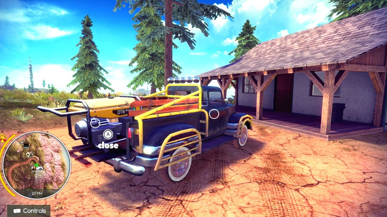 Black Carry Pickup Truck Buys Generator For Home | Off The Road Unleashed Nintendo Switch Gameplay