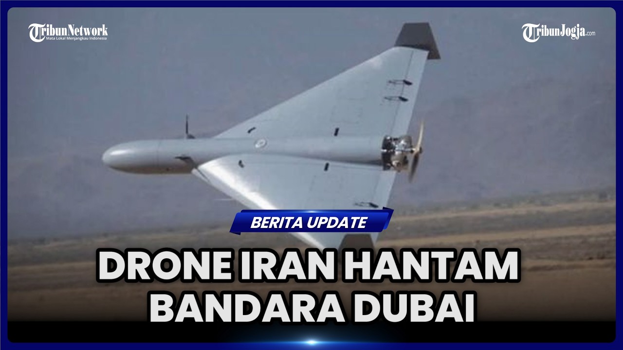 SERANGAN DRONE IRAN LUMPUHKAN BANDARA INTERNASIONAL DUBAI