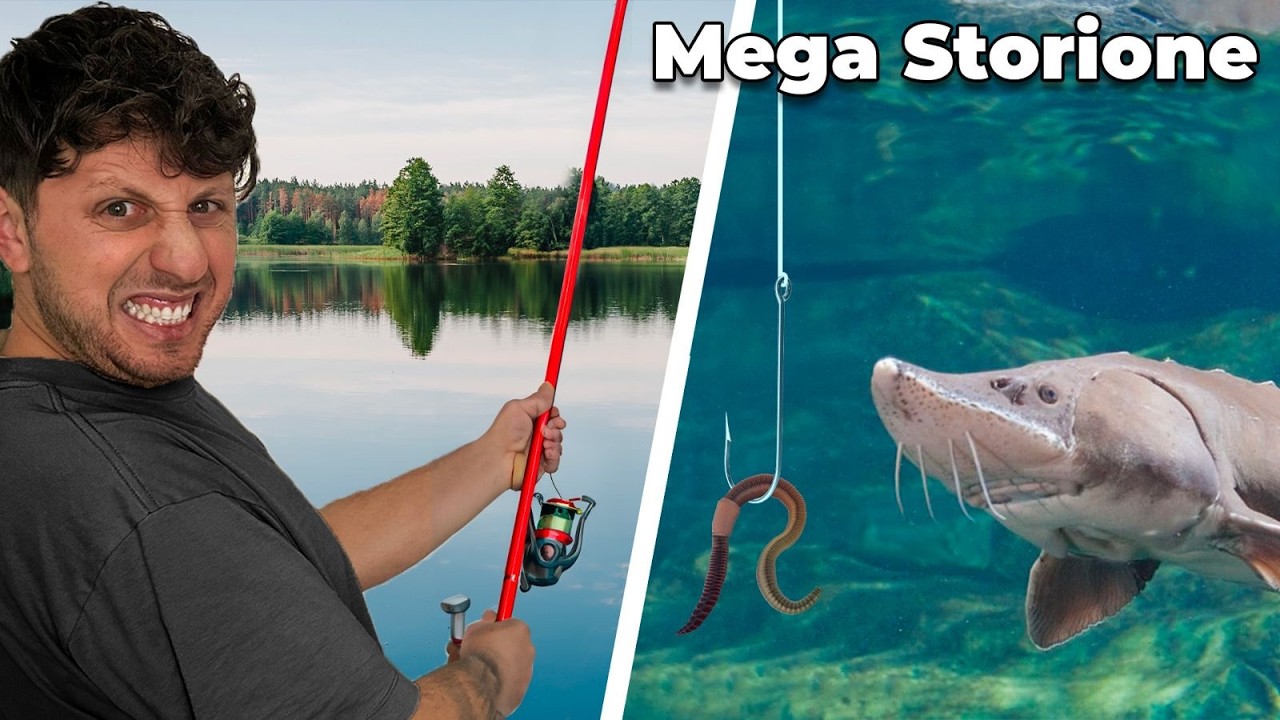 Cerco il LEGGENDARIO pesce STORIONE in un LAGO!