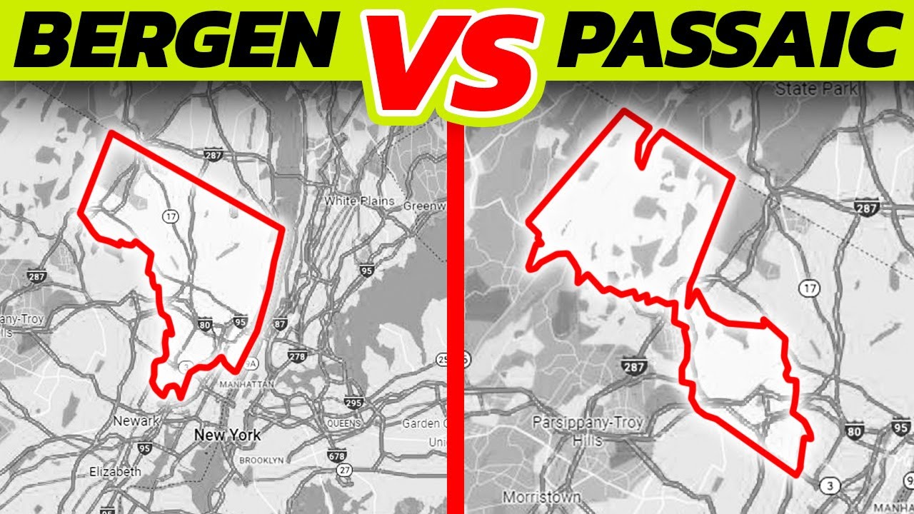 Bergen County vs Passaic County | Which is Better?