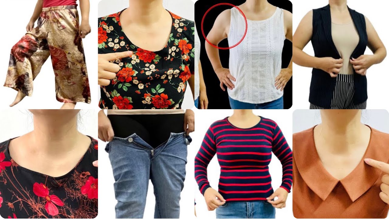 ✂️8 Tips to fix common pants and shirt problems that are hard to find anywhere else