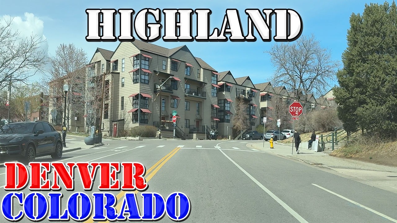 Highland - Denver - Colorado - 4K Neighborhood Drive