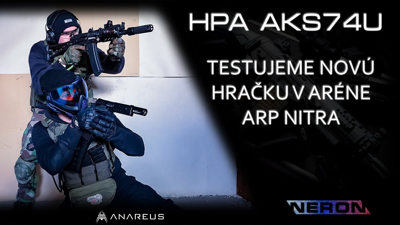 Airsoft SK/ AKS74U HPA Raid v CQB aréne!