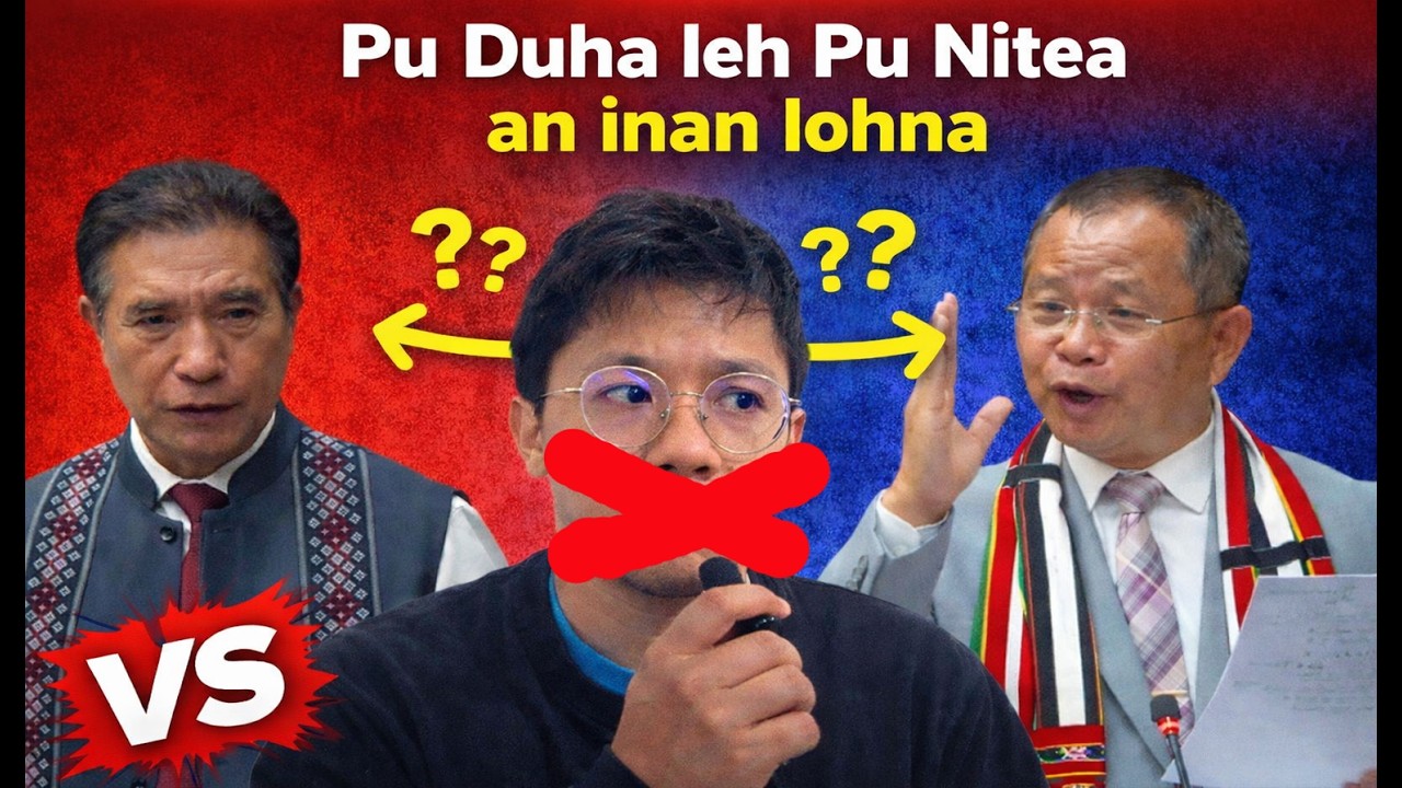 Pu Duhoma leh Pu Nitea. .  an IN AN LOHNA a rawn langchhuak e. . .