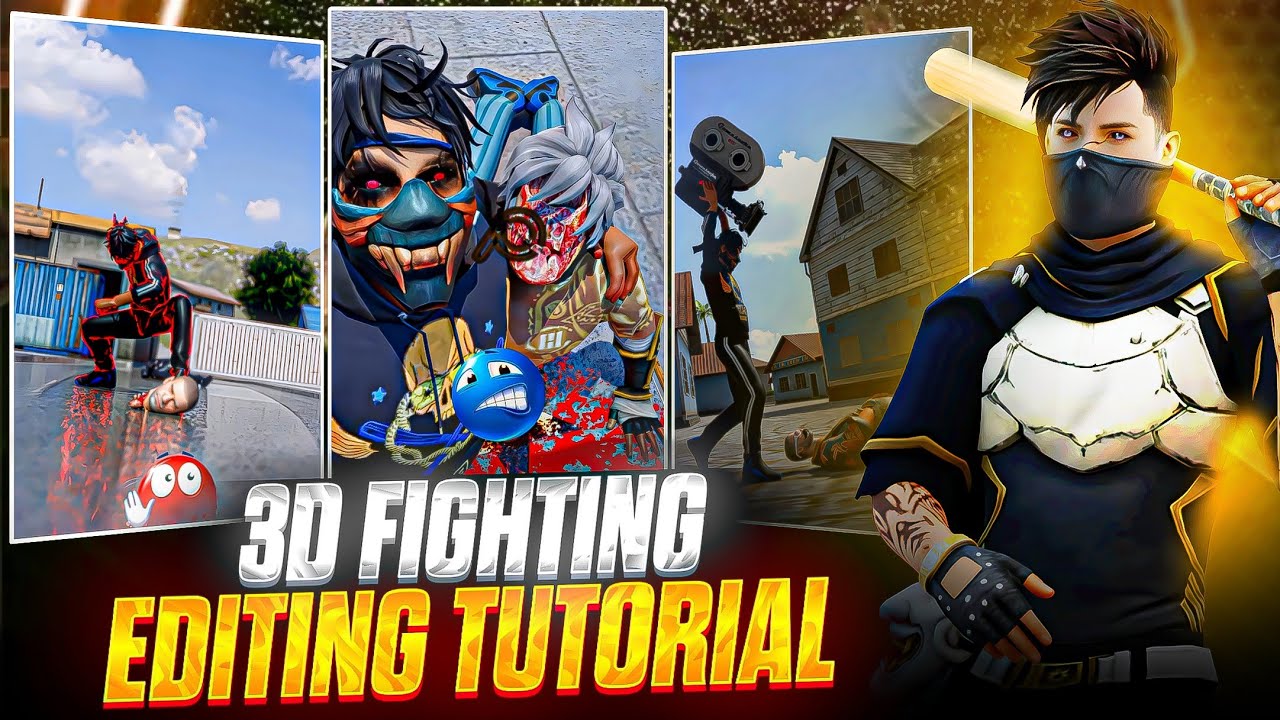 3D Fighting Viral Shorts Editing Tutorial | Free Fire Viral Editing ||