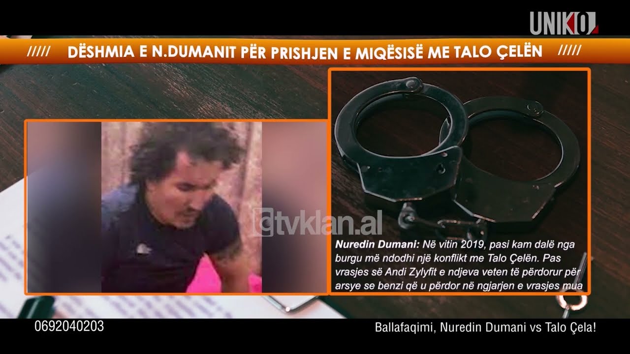 Uniko – “Tani e tutje keni punë me mua”, Nuredin Dumani: Si u zura me Talo Çelën