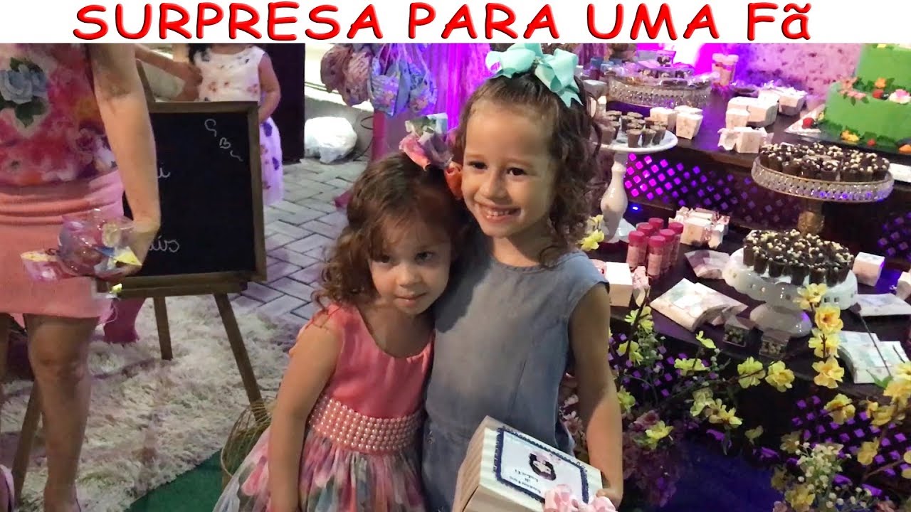 SURPRESA NA FESTA DE ANIVERSÁRIO DE UMA INSCRITA - VALENTINA