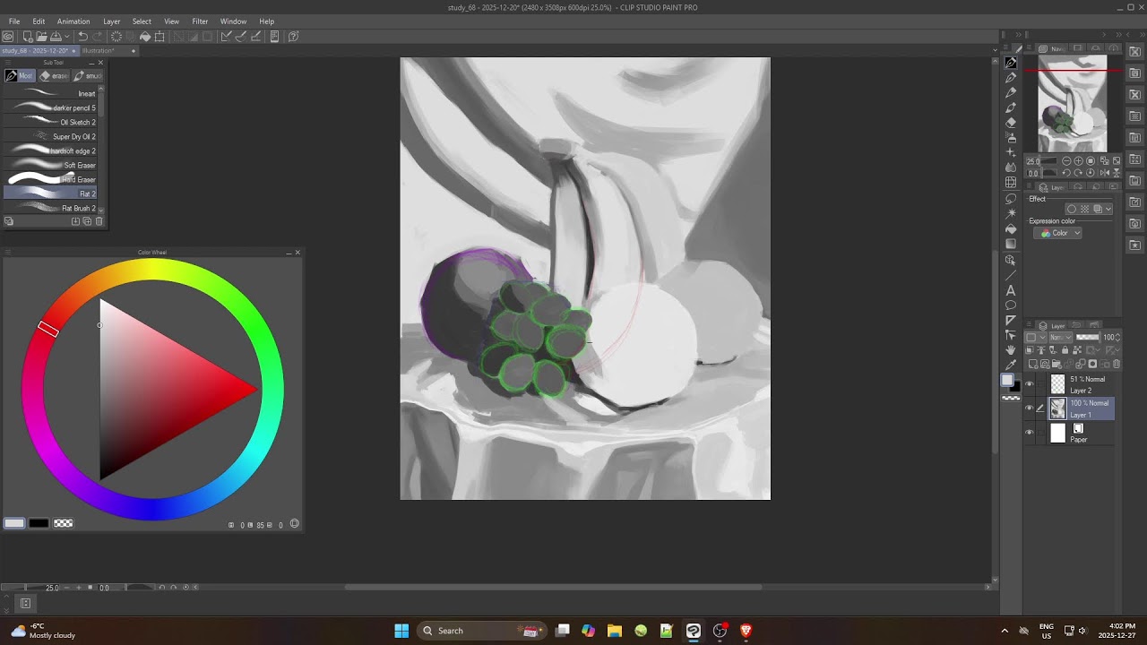 Day 233 - prob last artwork before next year