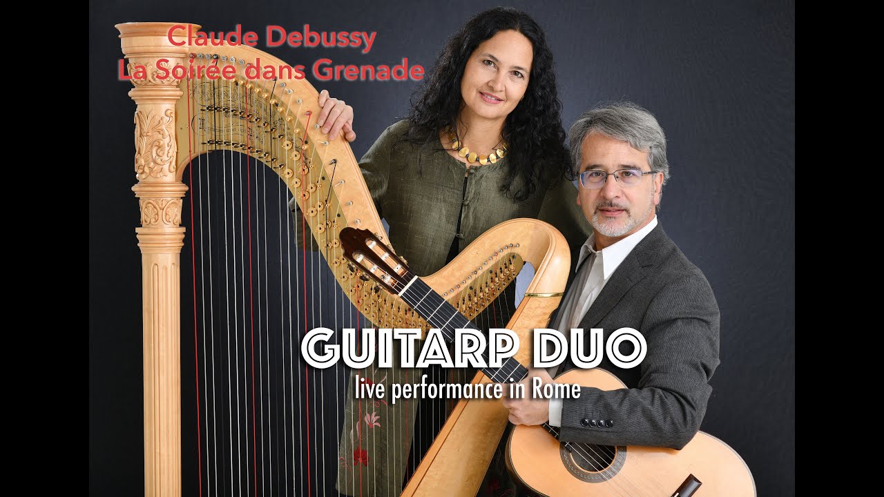 Guitarp Duo Live: Claude Debussy 