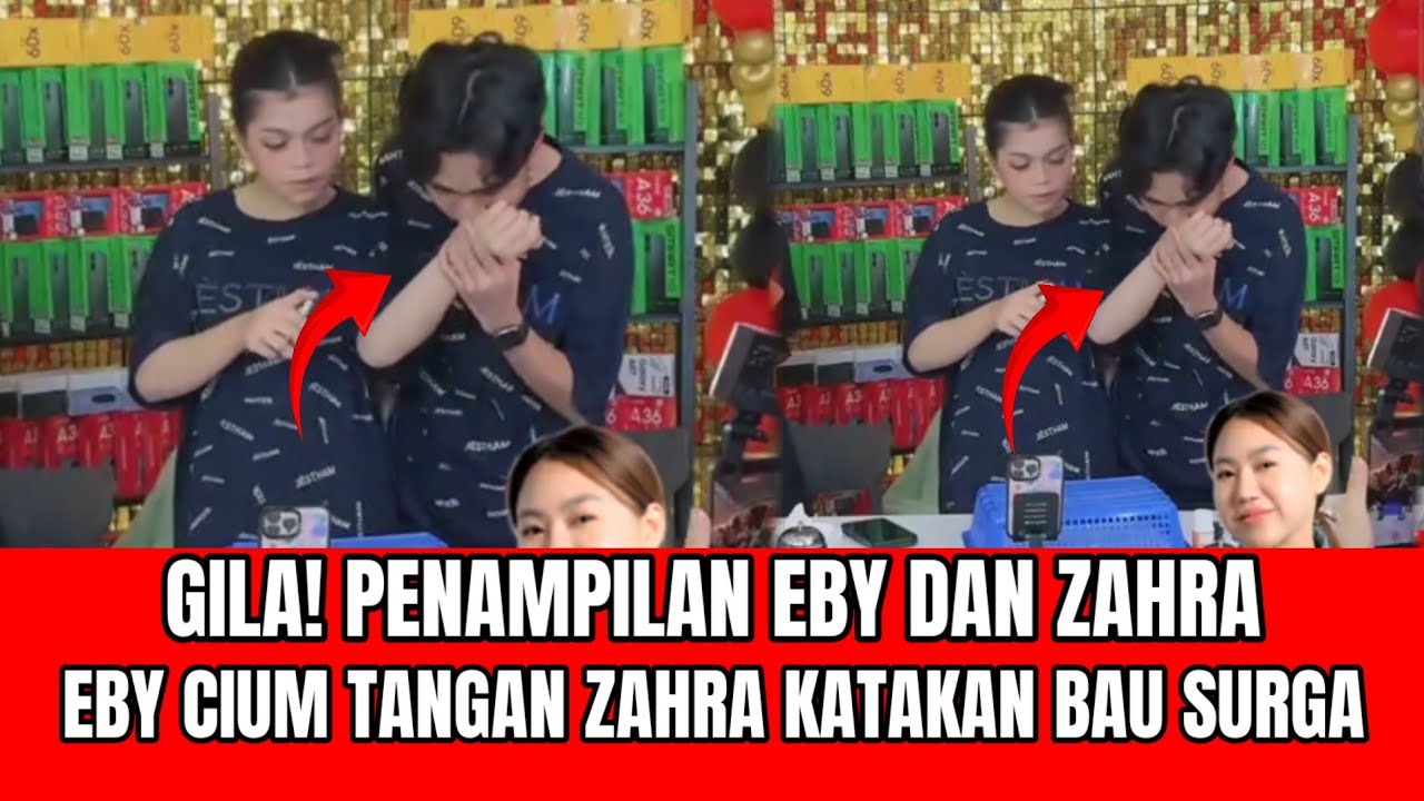 GILA! PENAMPILAN EBY DAN ZAHRA, EBY CIUM TANGAN ZAHRA KATAKAN BAU SURGA!
