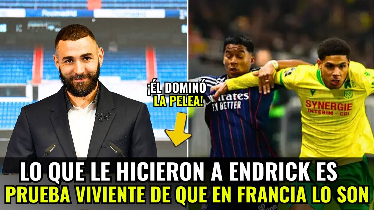 🚨¡GUAU! ¡MIRA LA CONTUNDENTE DECLARACIÓN DE BENZEMA SOBRE LA INJUSTICIA CONTRA ENDRICK EN FRANCIA!