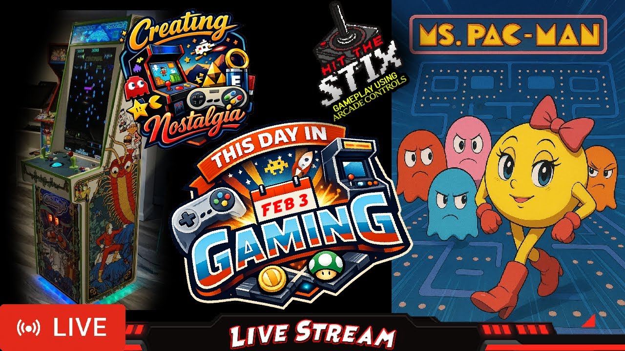 This Day In Gaming - Feb 3 Ms PacMan! - Creating Nostalgia