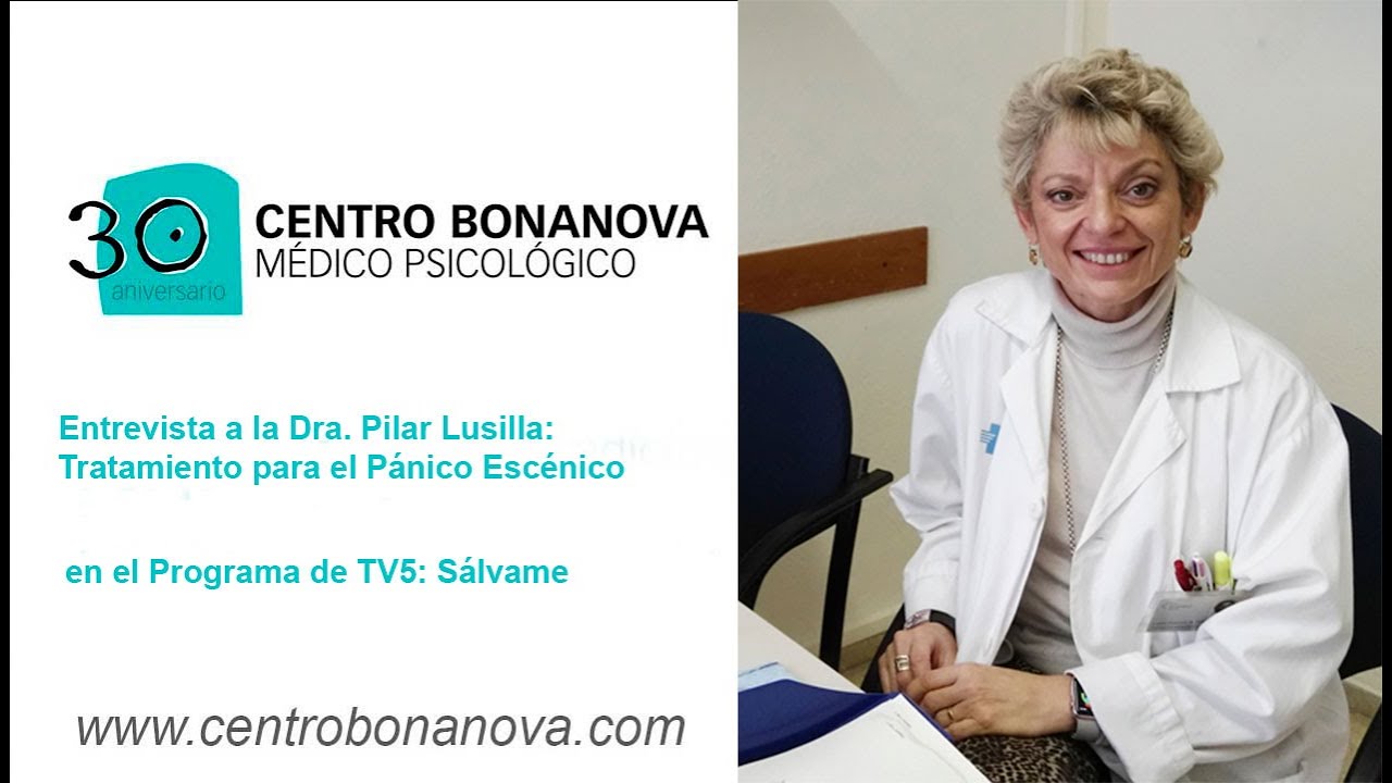 Entrevista Dra  Pilar Lusilla en TV5 - Tratamiento para el p&aacute;nico esc&eacute;nico