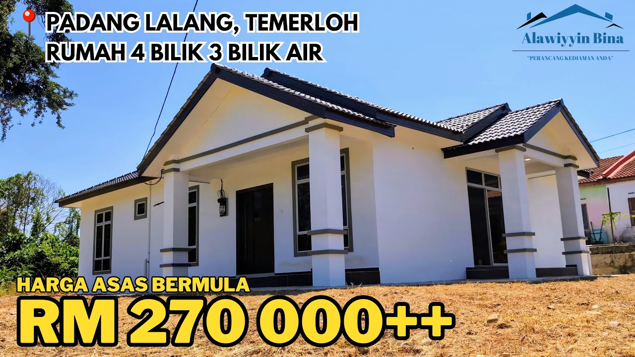 BANGLO 4 BILIK 3 BILIK AIR - PADANG LALANG, TEMERLOH