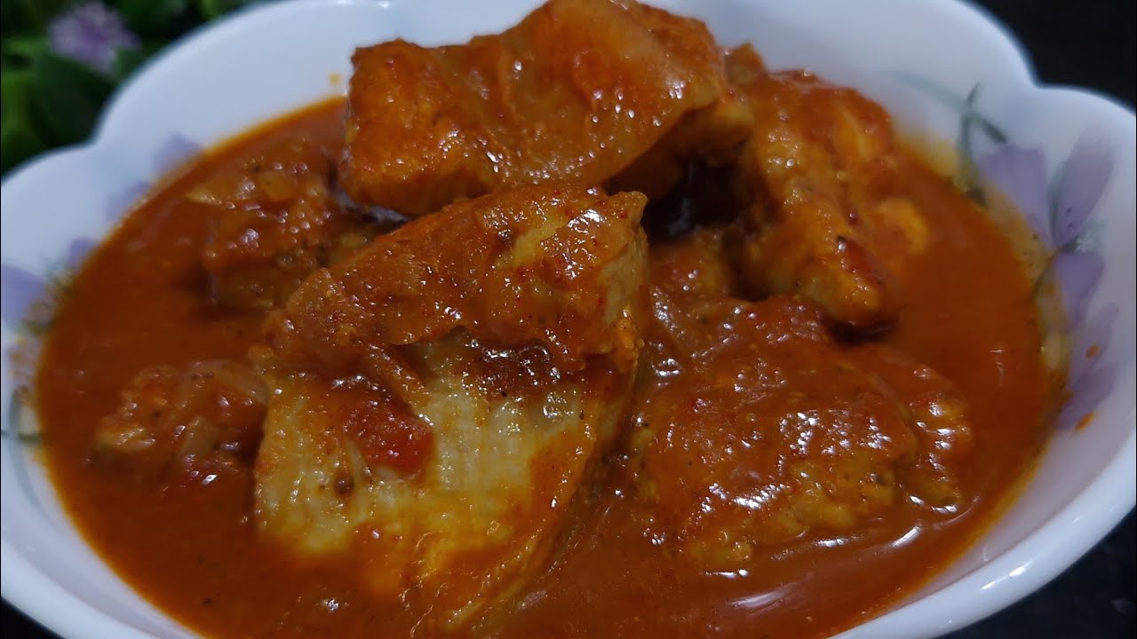 Goan Style Skate fish Ambot Tik | Spicy and Tangy Skate Fish Curry | by Chef Pinto