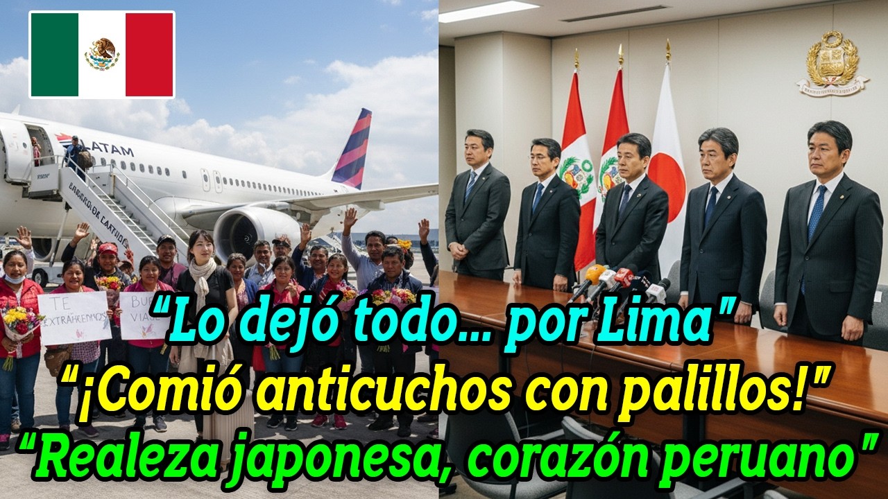 Una princesa japonesa pide comida callejera en Lima… y los peruanos no lo pueden creer