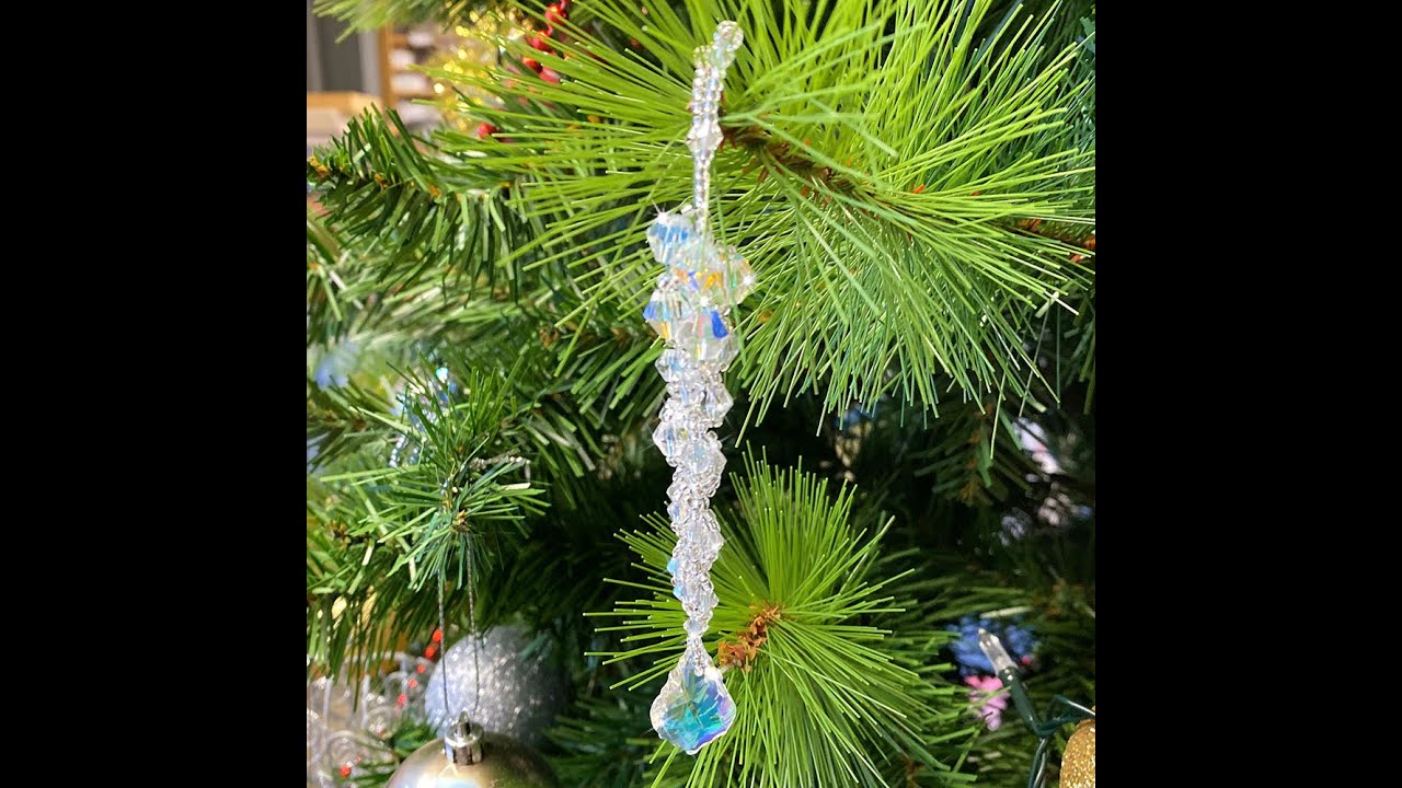 Crystal Icicle Decoations