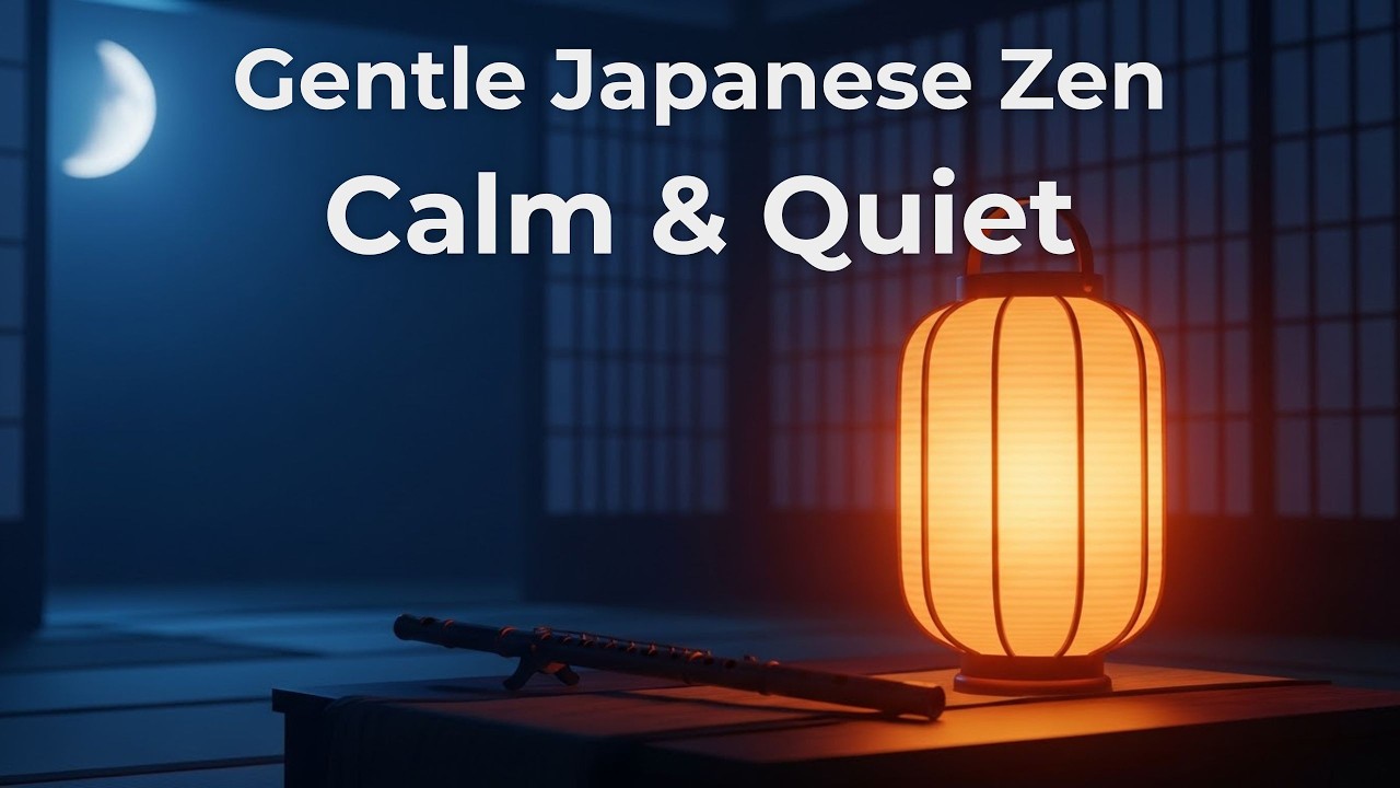 Gentle Japanese Zen for Overthinking Minds | 1 Hour of Calm & Quiet Music