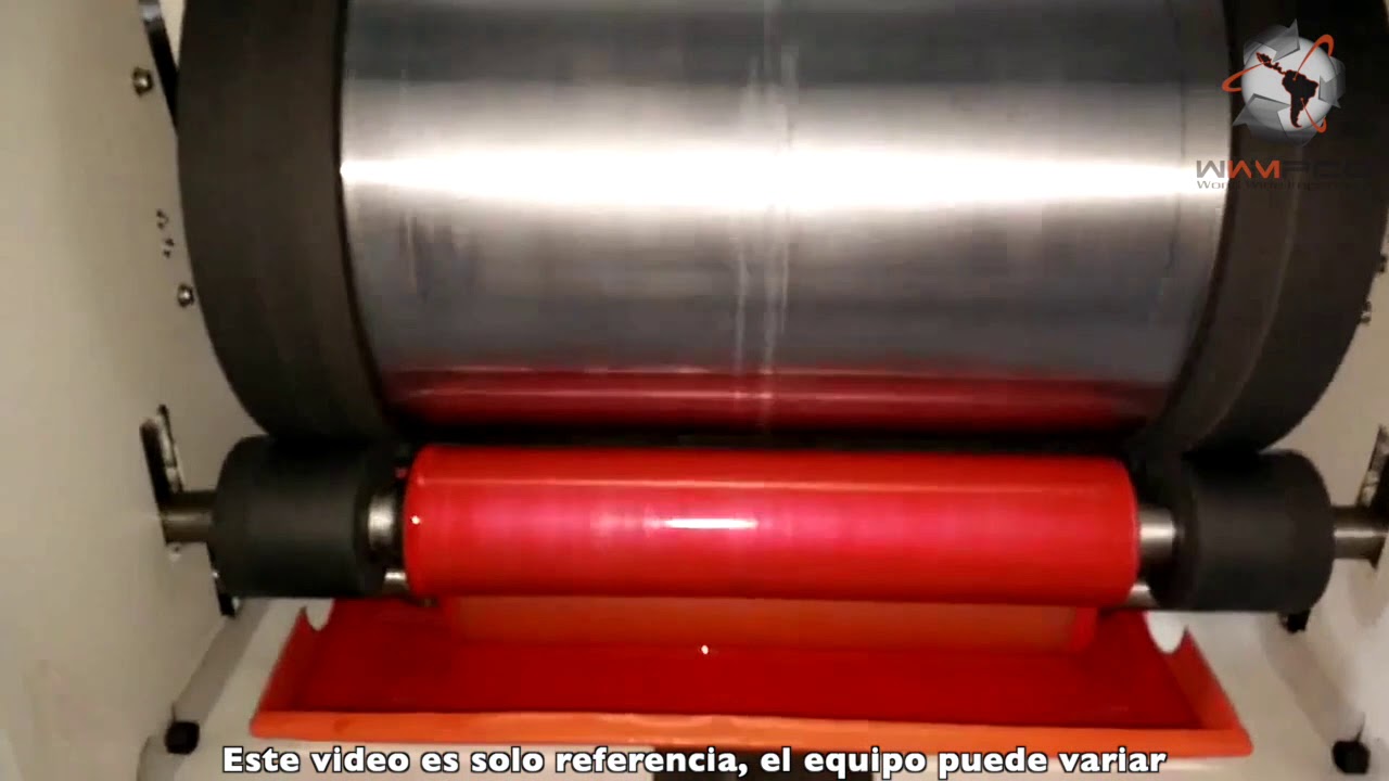 Mini impresora flexo 1 color para extrusor