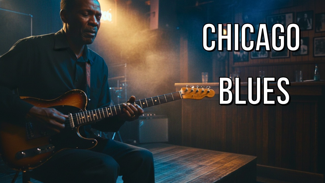 Chicago Blues Bar Night – Raw Electric Guitar Session