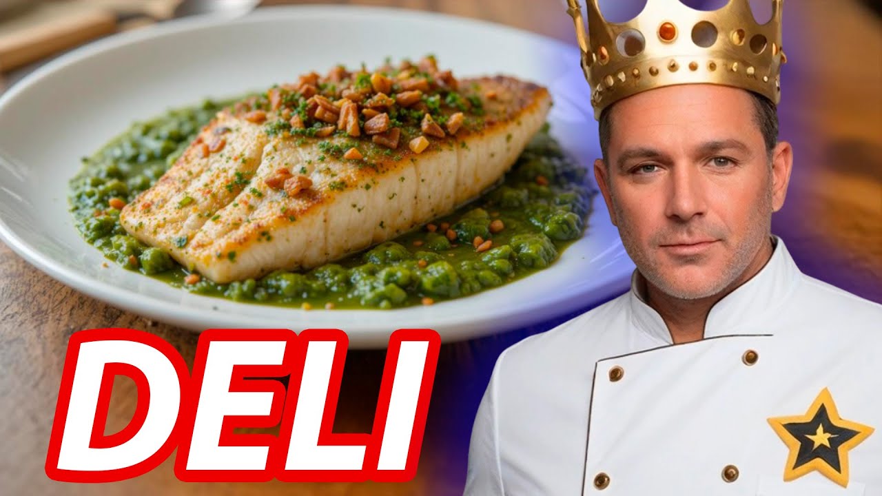 EL MEJOR CHEF DEL MUNDO - PESCADO AL HORNO CON PURE DE ESPINACA Y VERDURAS