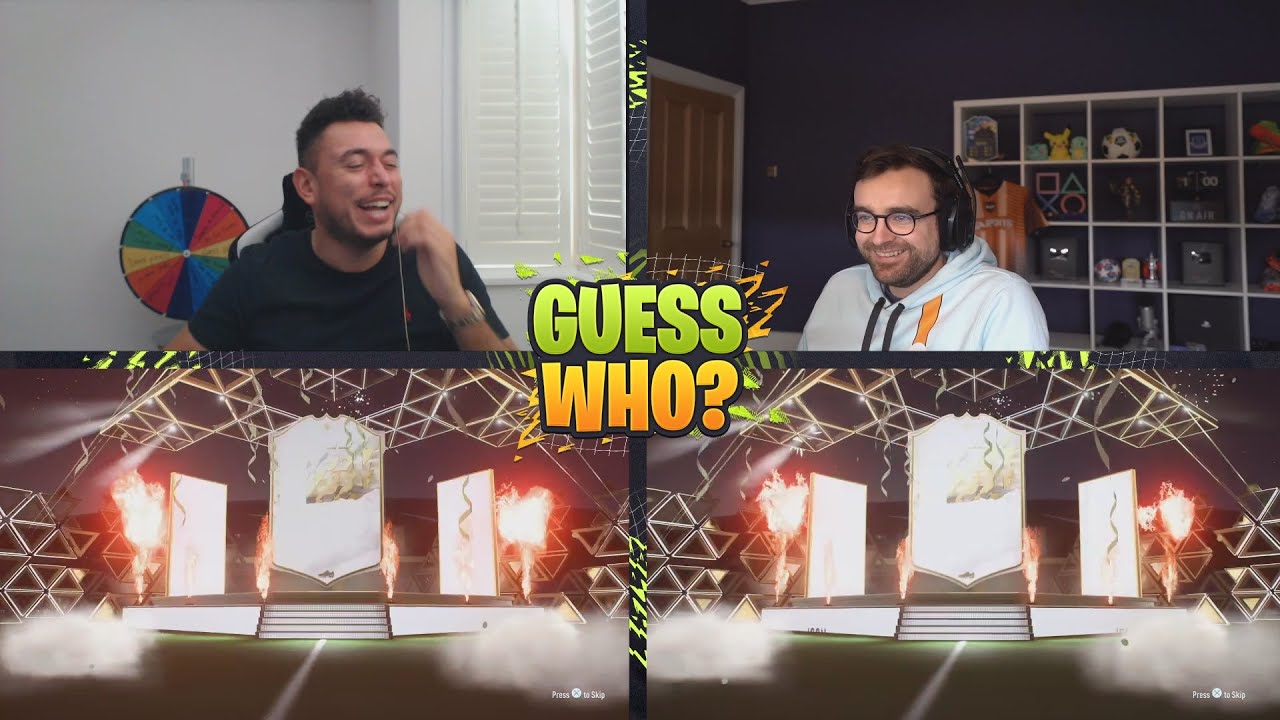 WE OPENED OUR ICON PACK!!! Epic Icon Guess Who FIFA vs @AJ3 (FIFA 22)