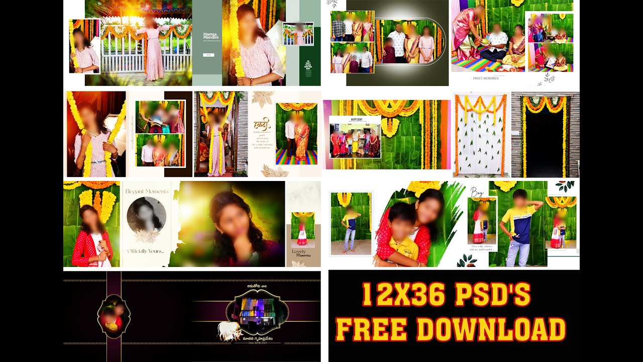 12x36 LATEST DESIGN || HOUSE WARMING CEREMONY || FREE DOWNLOAD || FREE PSD BACKGROUNDS