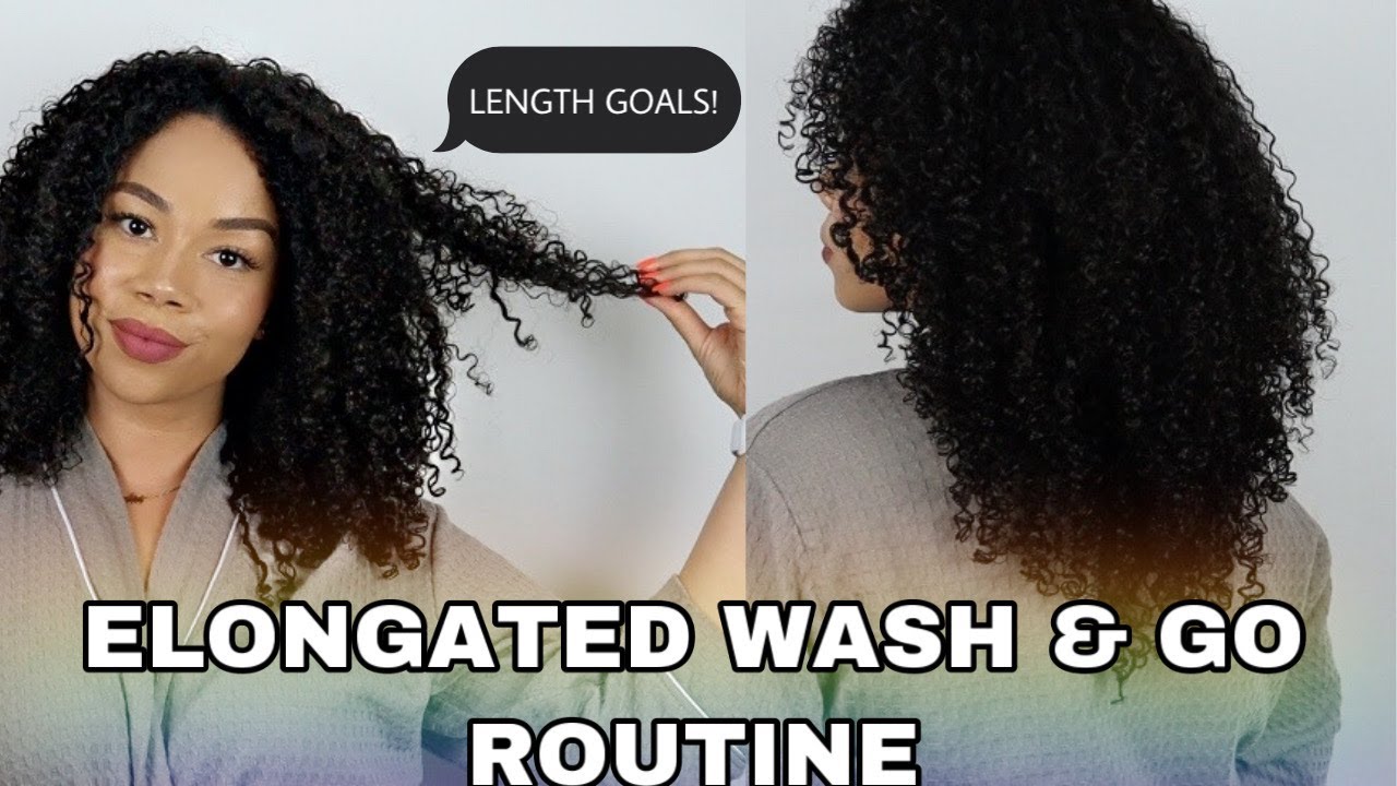 How I Achieve My Most Elongated Wash & Go!