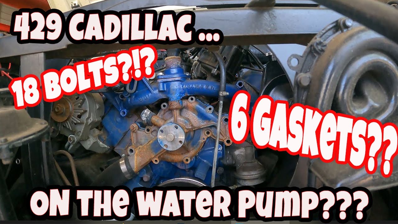 Проект «Маленькая утечка» — катастрофа с водяным насосом Cadillac BIG BLOCK 429