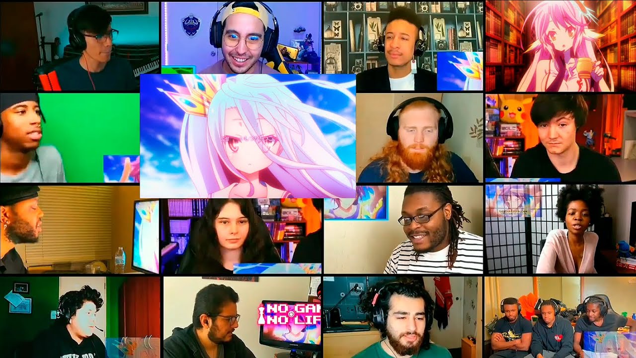 No Game No Life Opening | REACTION MASHUP