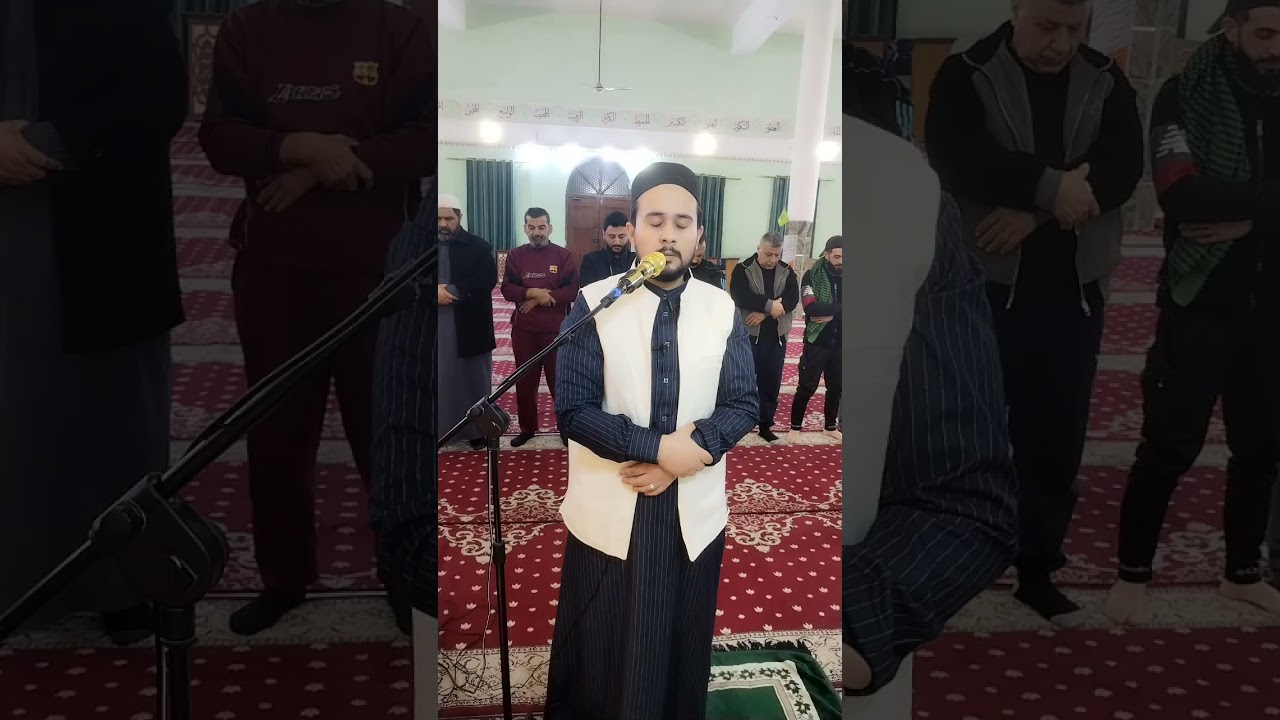 عشائيه مباركه في جامع السور الكبير القارئ نور الدين الحسني 