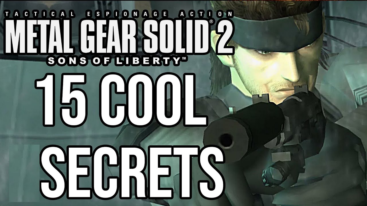15 Little Known Metal Gear Solid 2 Secrets That'll Get You Playing It All Over Again