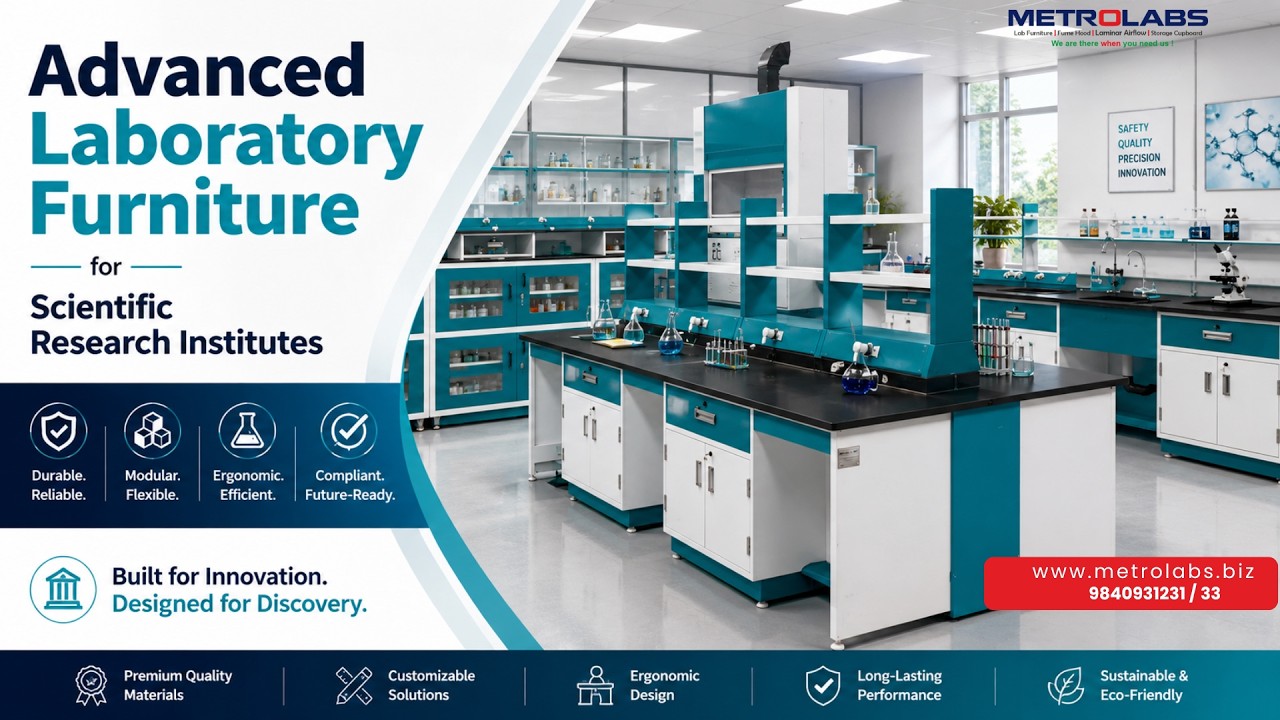 Advanced Laboratory Furniture for Scientific Research Institutes #metrolabs