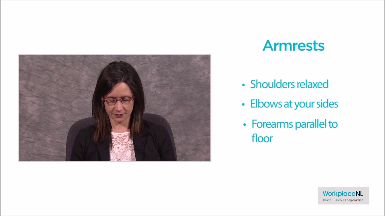 Ergonomics: Adjusting your chair