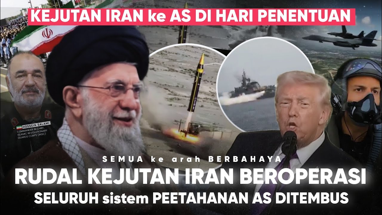 Seluruh Sistem Pertahanan AS Gak Bisa Stop “Rudal Khorramshahr-4 Diluncurkan” Semua TITIK  TERKUNCI