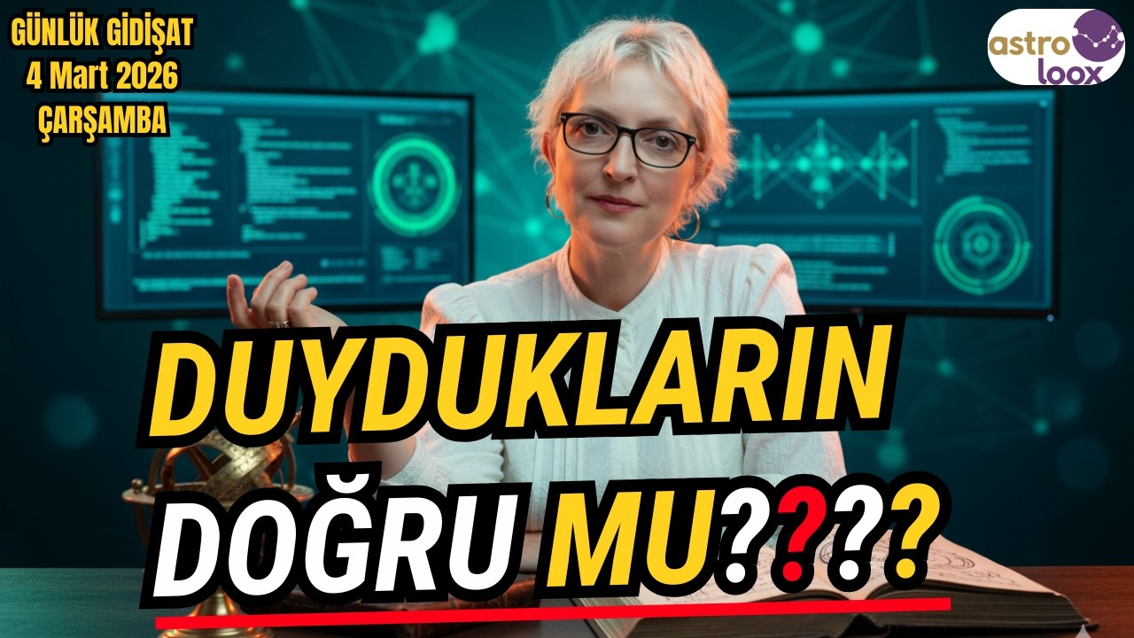 DUYDUKLARIN DOĞRU MU? 4 Mart 2026 Çarşamba Astroloji Yorumu #astroloji #gündem #türkiye #dünya