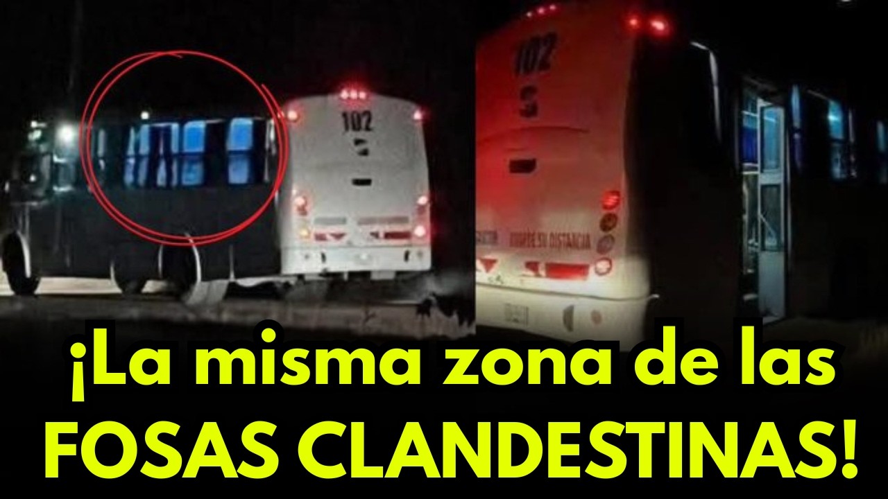 Encuentran AUTOBUS abandonado y DESAPARECEN JORNALEROS en carretera TAMAULIPAS