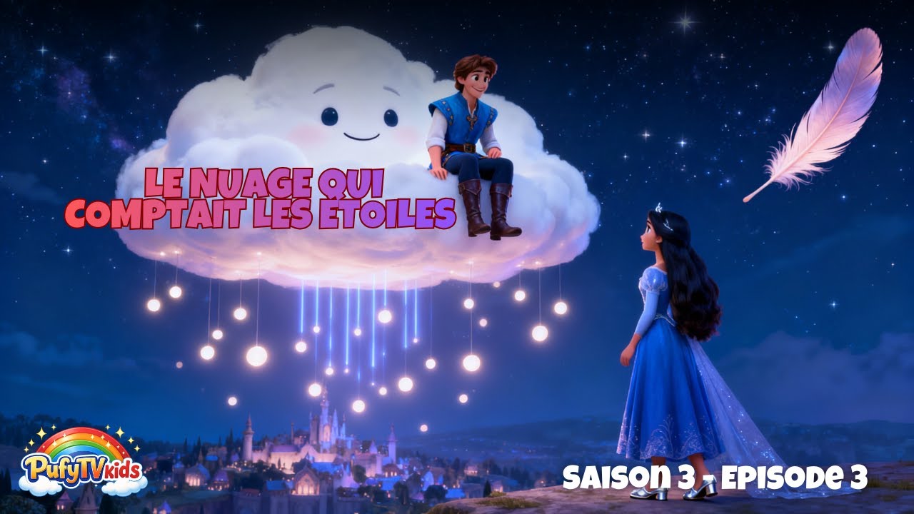 🎬 Histoire pour Dormir Enfant ⭐ Le Nuage qui Comptait les Étoiles| Sommeil Calme et Apaisant #anime