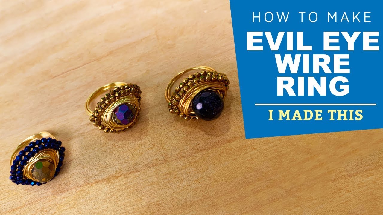 How to Make an Evil Eye Ring | I Made This