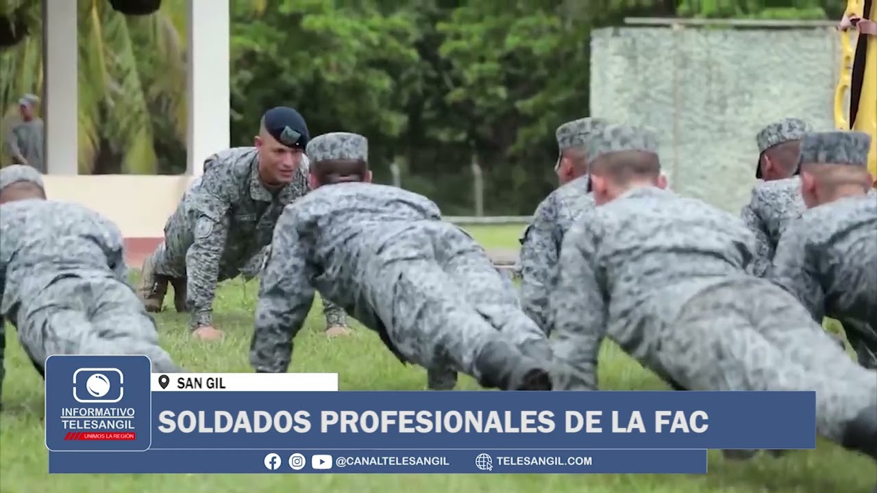Soldados profesionales de la FAC